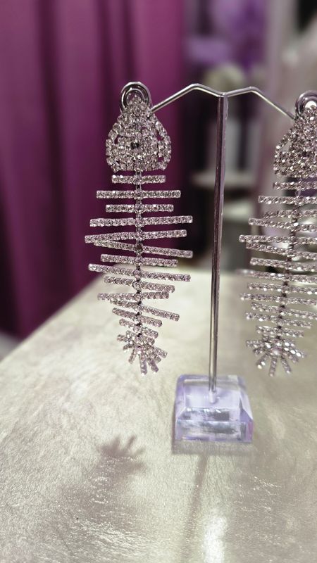 Pendientes RASPA grandes plata