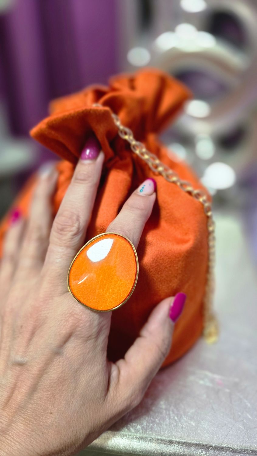 Anillo PEDRUSCO naranja