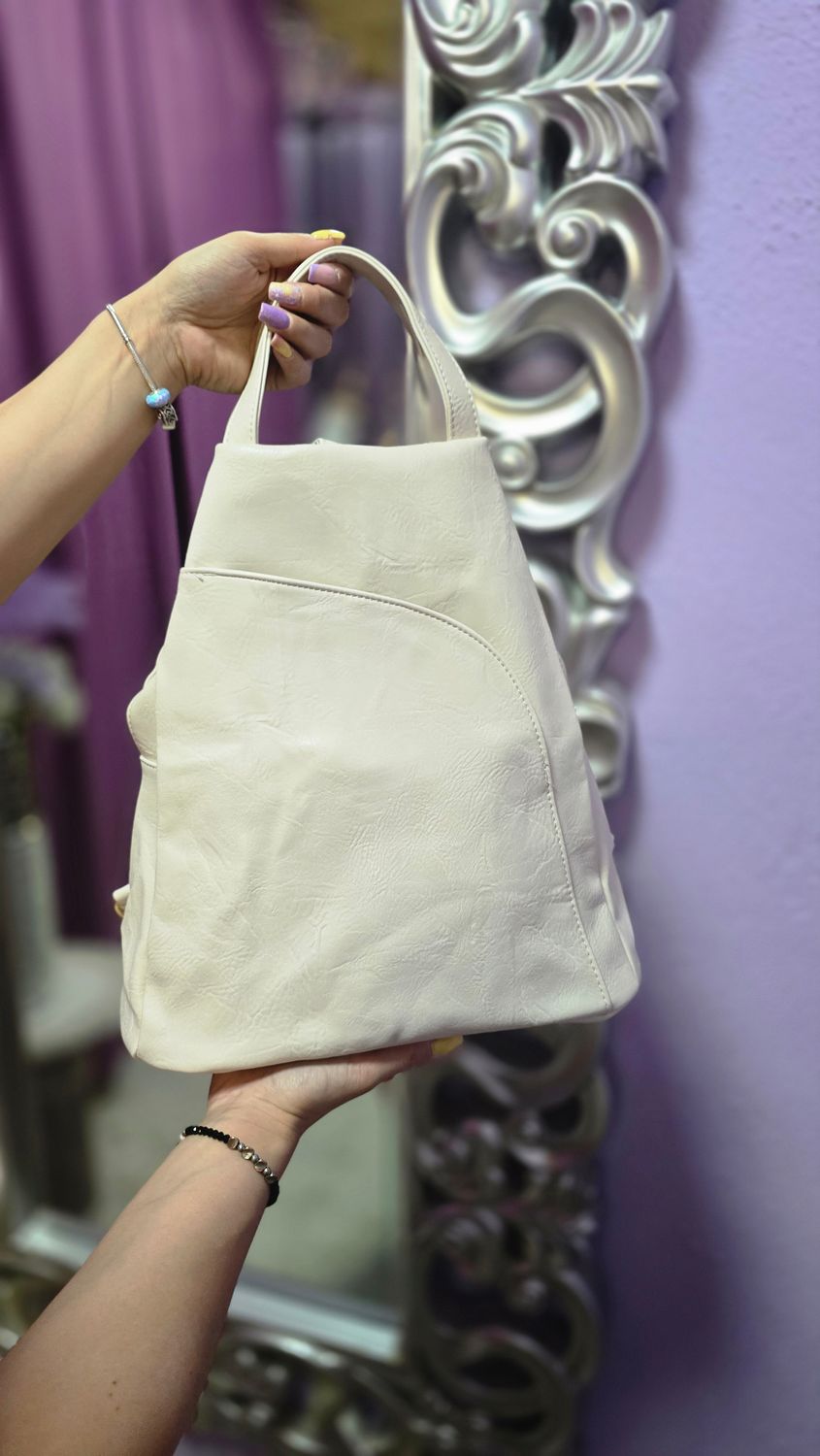 Mochila antirrobo beig