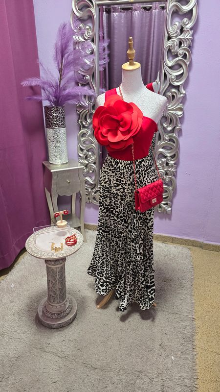 Falda Plisada leopardo