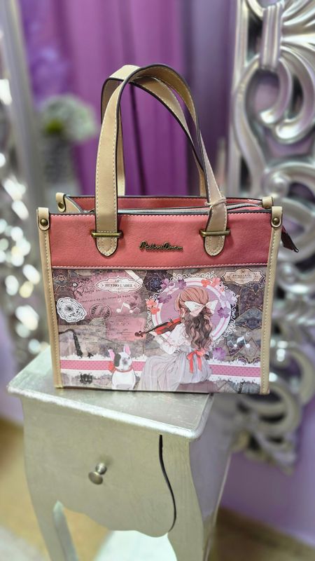 Bolso muñeca colección piano asa