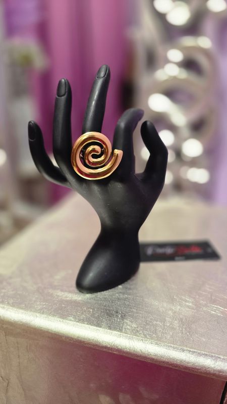 Anillo ESPIRAL dorado