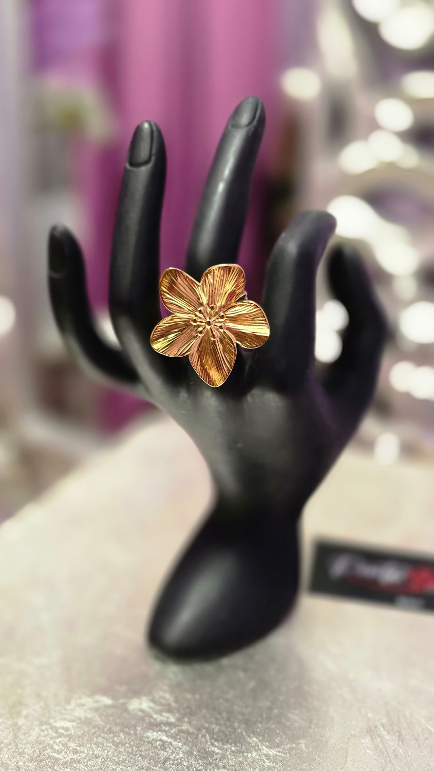 Anillo FLOR dorado