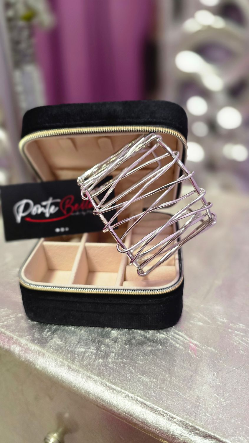 Pulsera  LIS acero plata