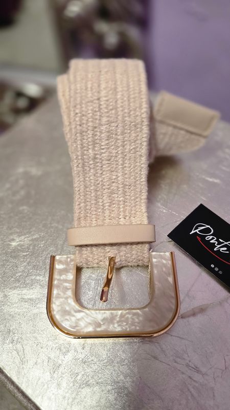 Cinturón elastic hebilla nacar