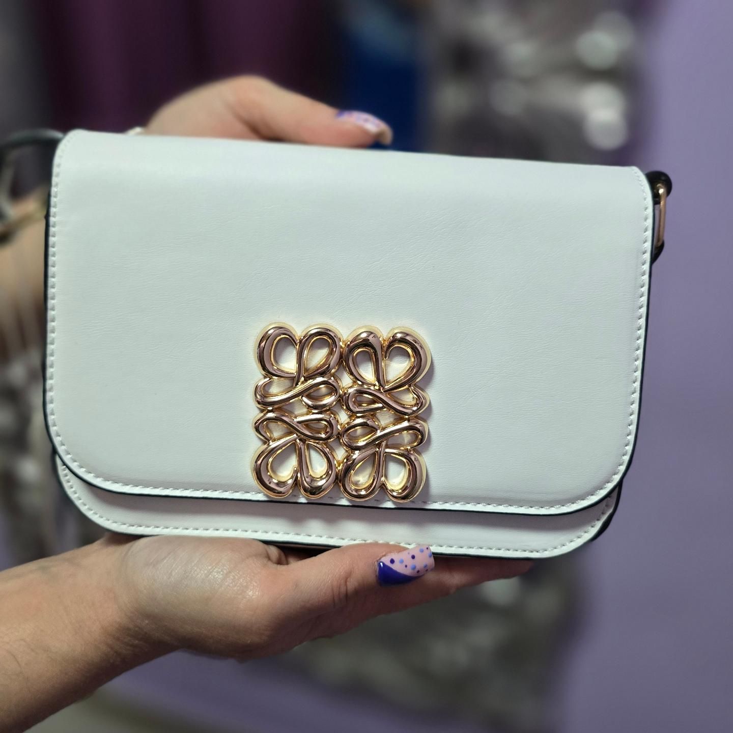 Bolso BLANC  PIEZA METAL