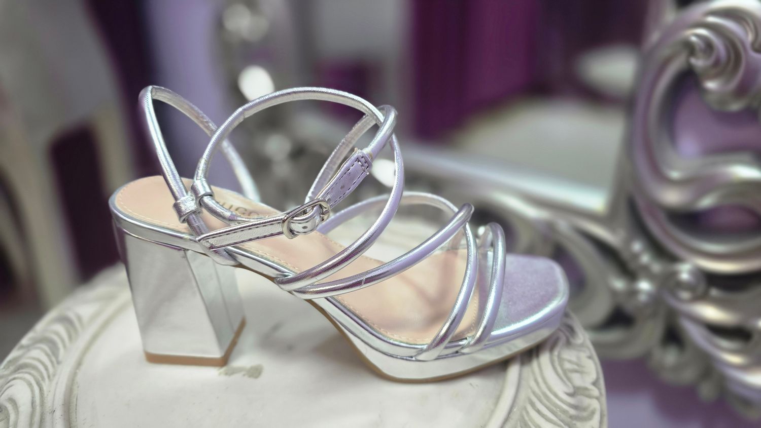 SANDALIA PLATA  Tiras plataforma