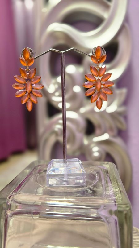 Pendientes BERTA naranja