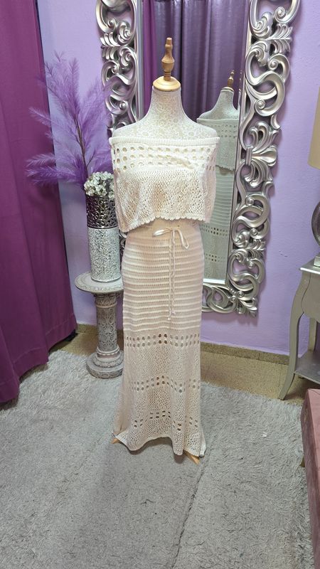 Vestido HILO  beig