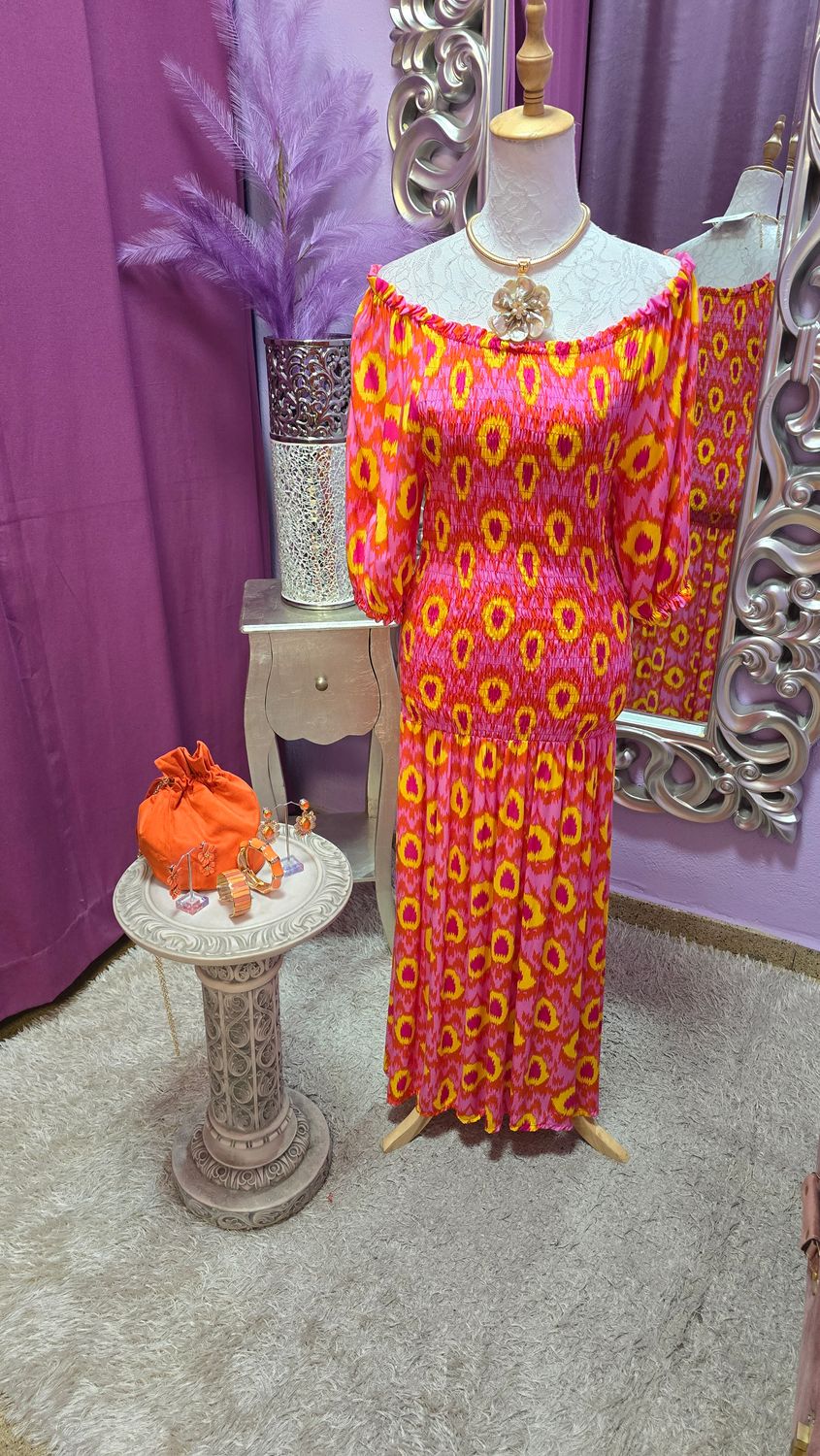 Vestido  ROCIO naranja