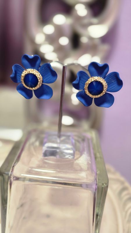 Pendientes JESS azul