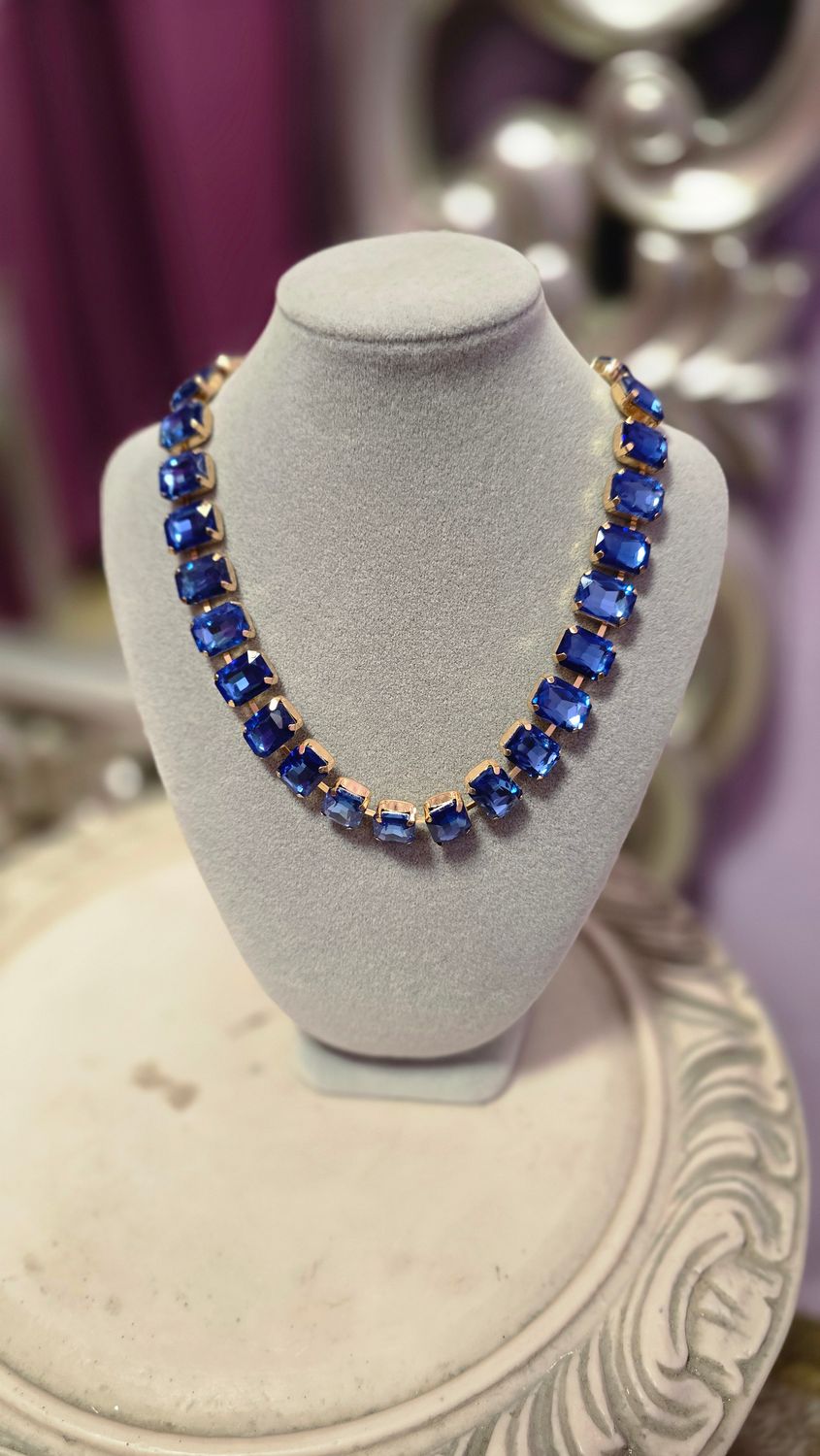 Gargantilla CUADRAT AZUL