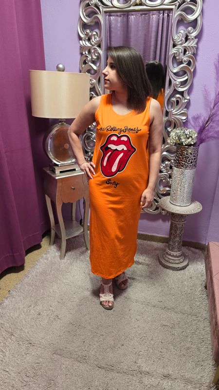Vestido LABIO naranja