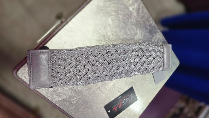 Cinturón TRENZADO Y PLATA