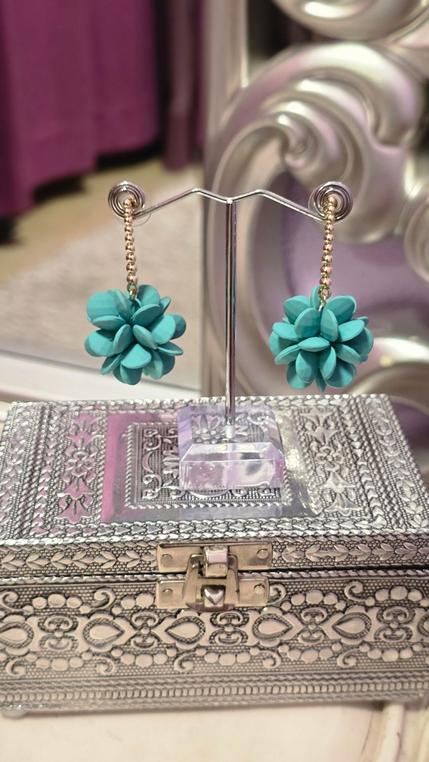 Pendientes LUISA turquesa