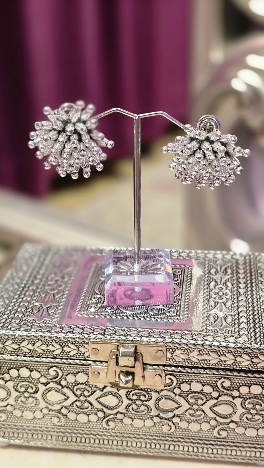 Pendientes ERIZO Plata