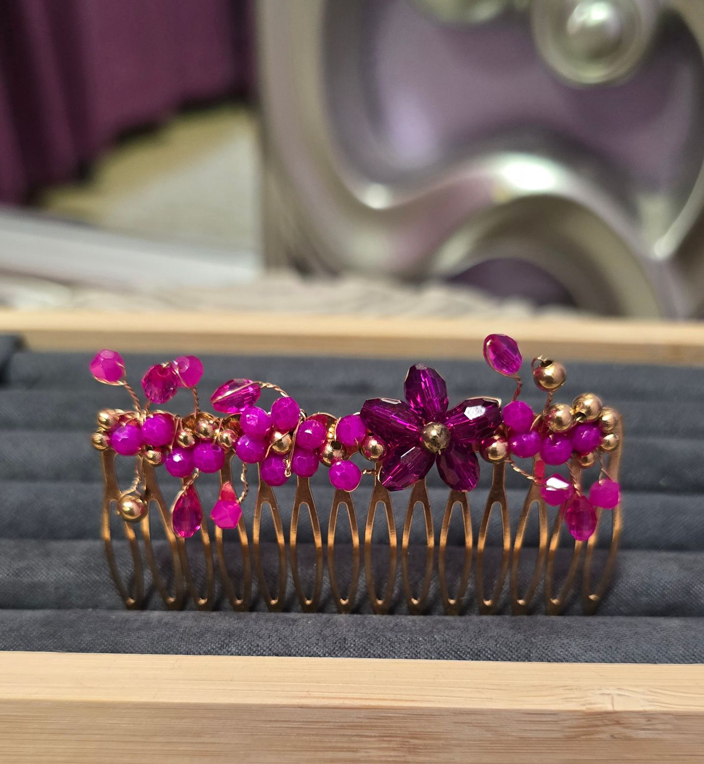 Peina piedras fucsia