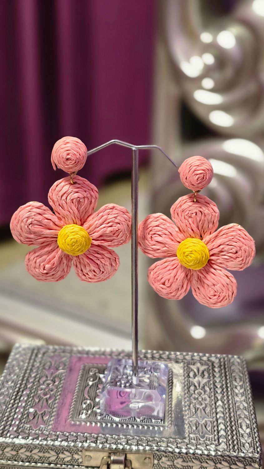 Pendientes LINA rosa