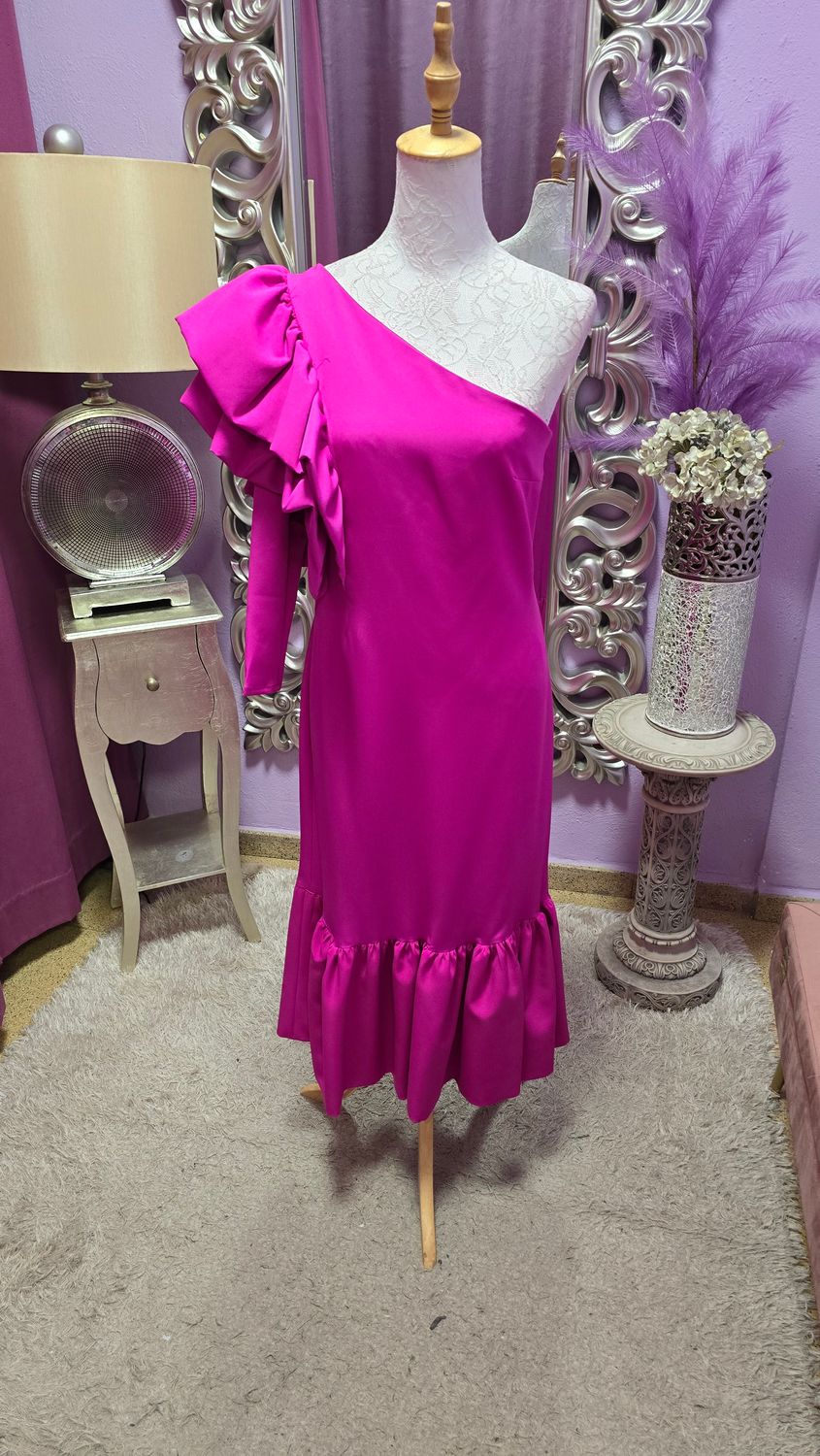 Vestido ANNA buganvilla