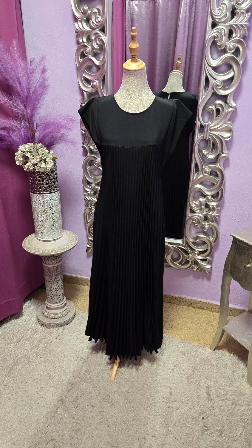Vestido PLISADO capa