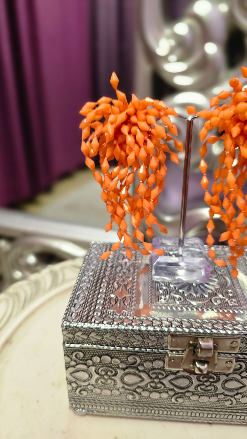 Pendientes LLORON naranja