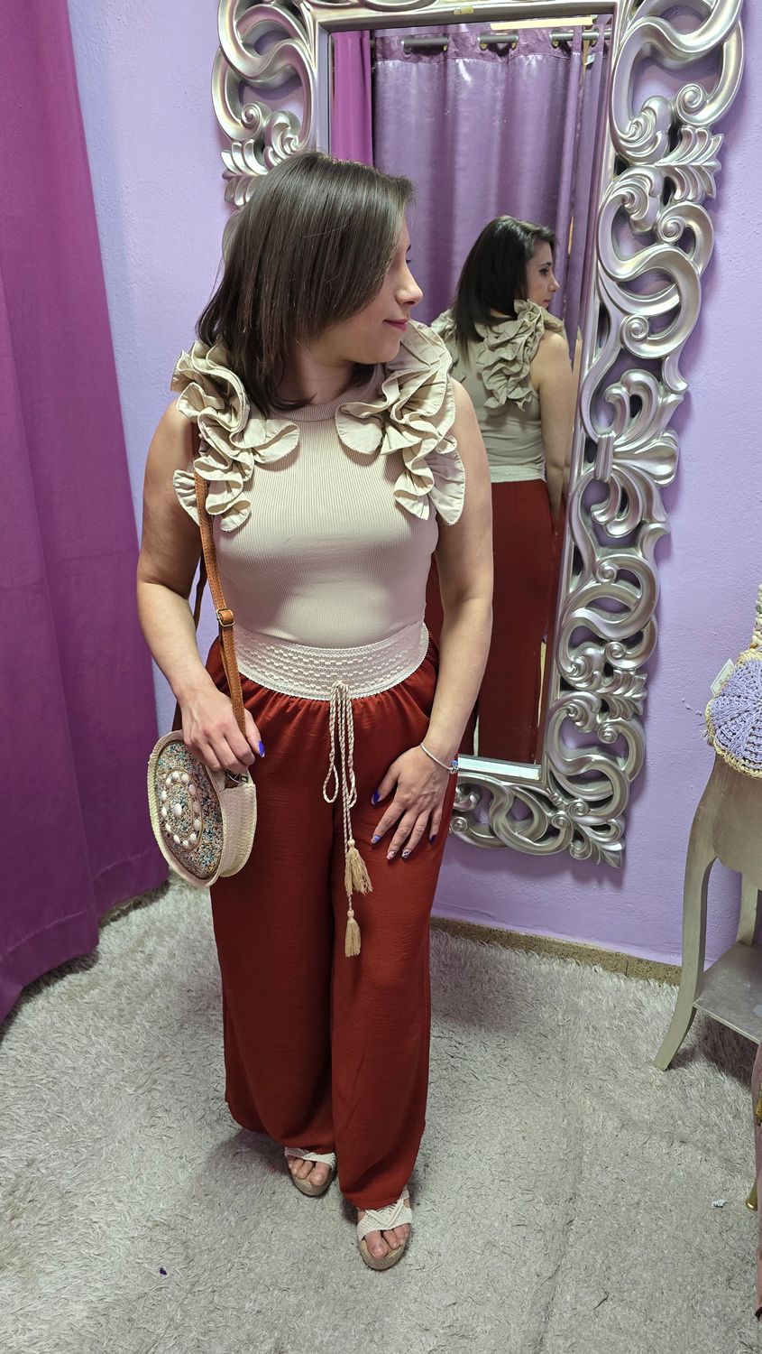 Pantalón goma y cordón