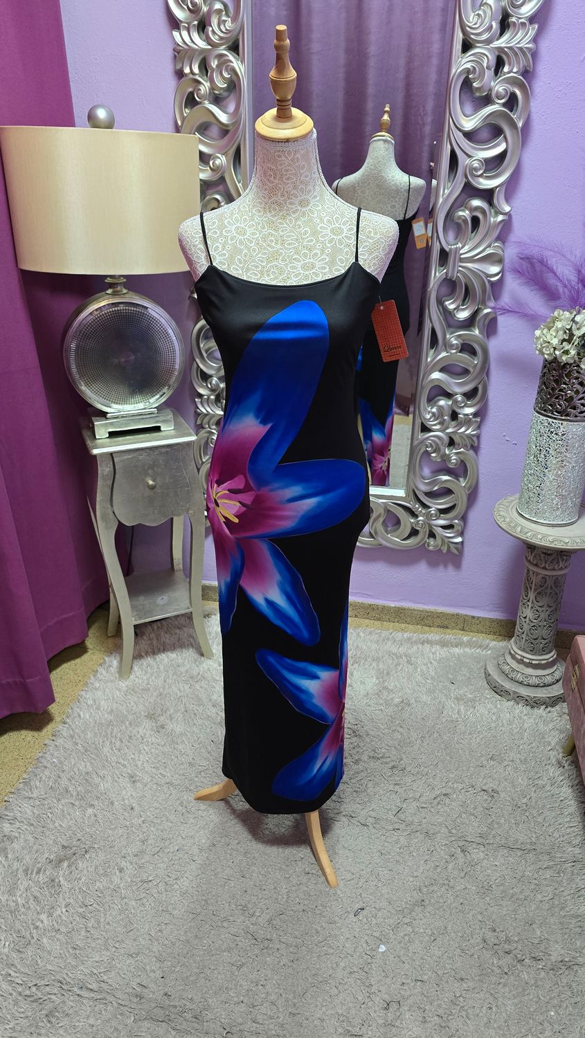 Vestido FLOR AZUL