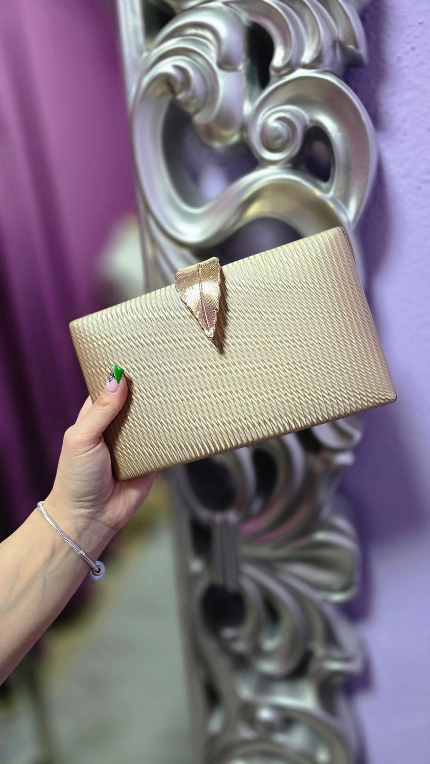 Bolso HOJA Dorado