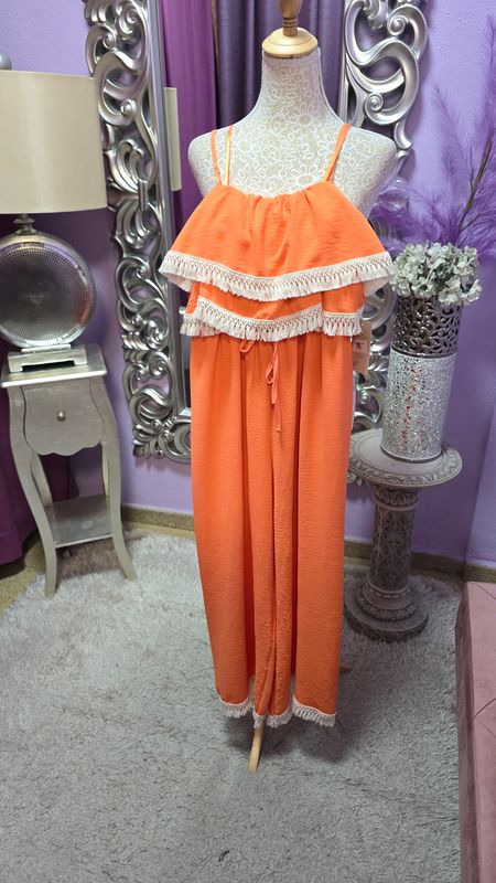 Mono volantes naranja