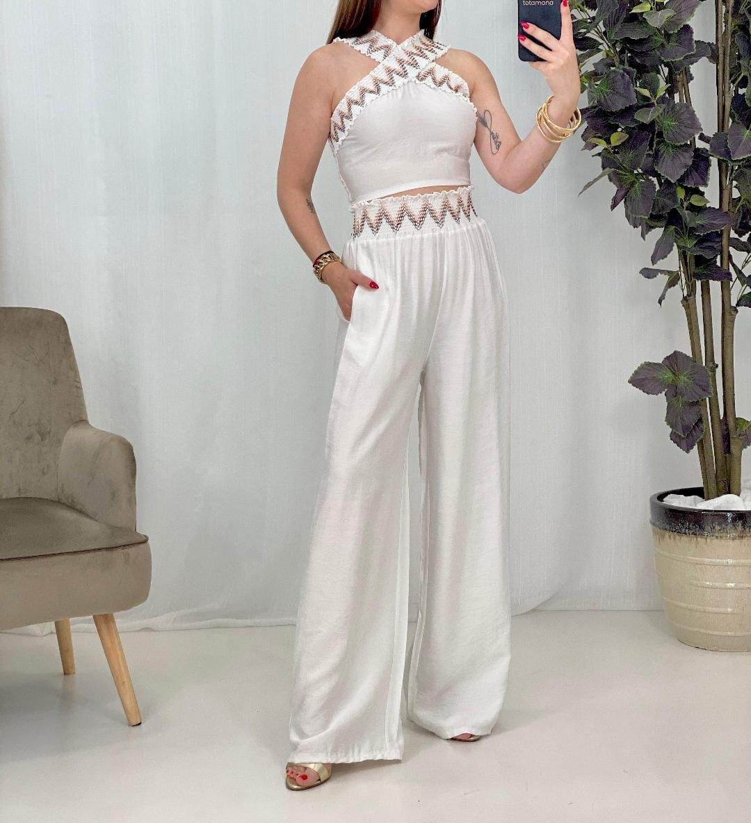 Dos piezas Halter