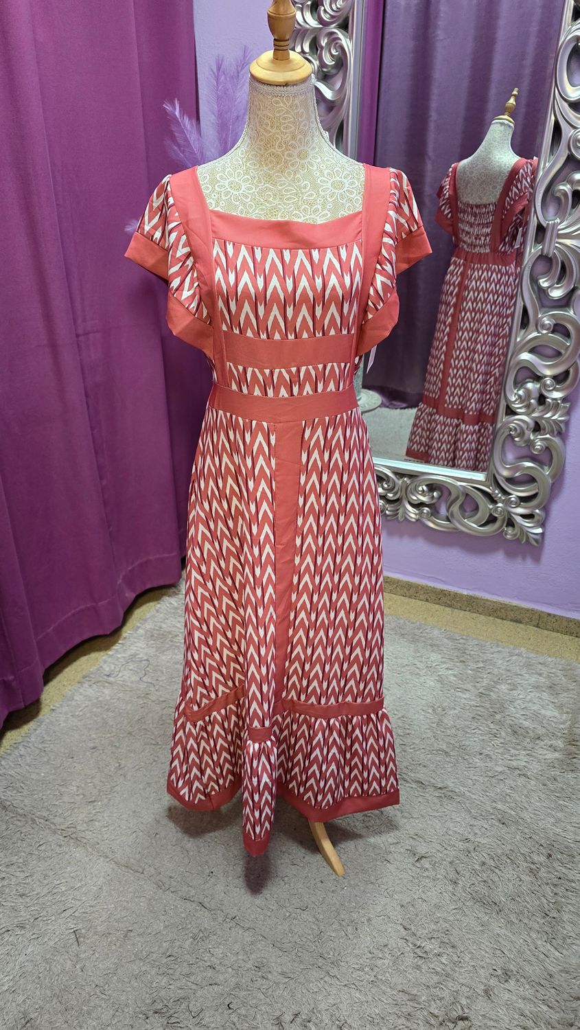 Vestido ADELA maquillaje