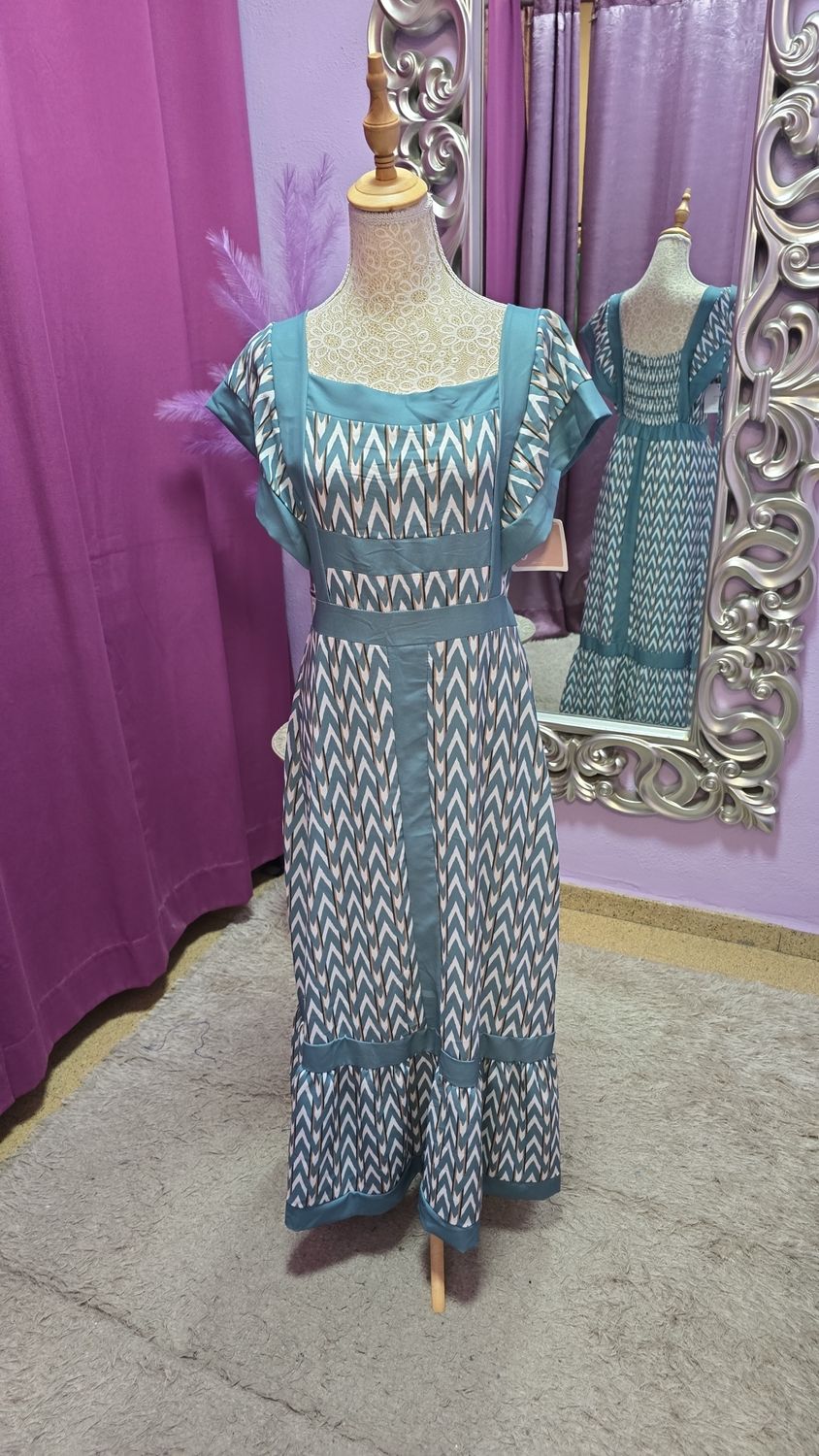 Vestido ADELA verde agua