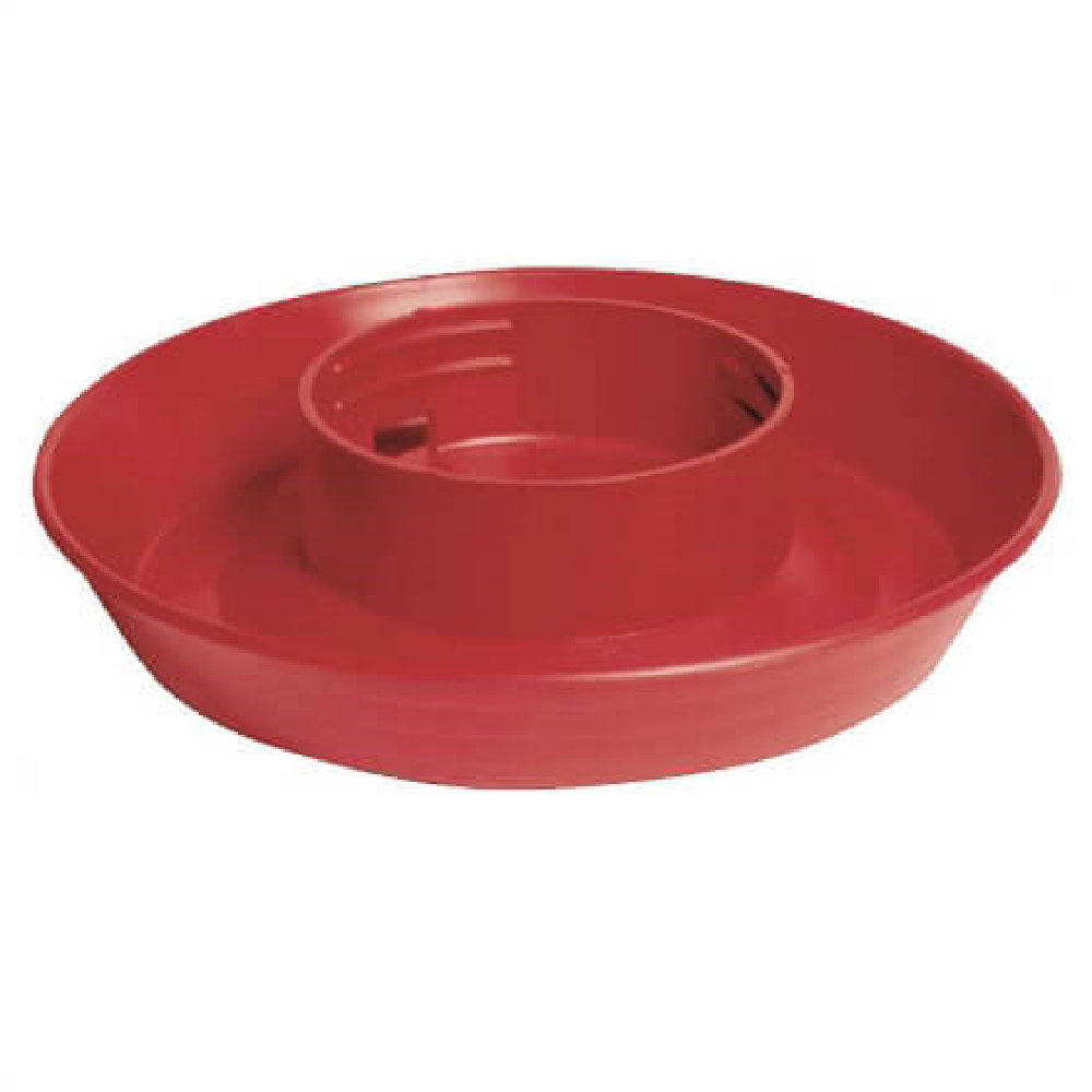 1 Quart Screw on Waterer Base, Color: Red