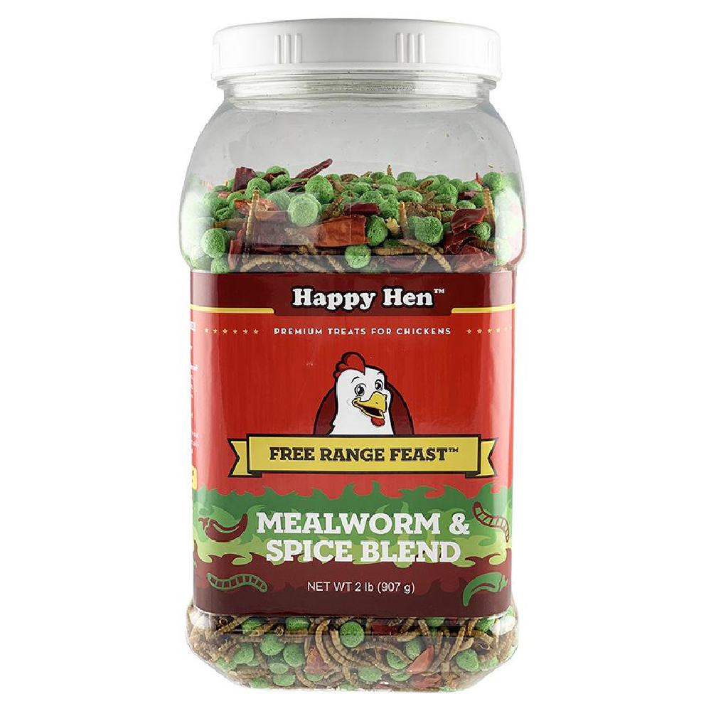 Happy Hen Treats Free Range Feast, Blend: Mealworm and Spice