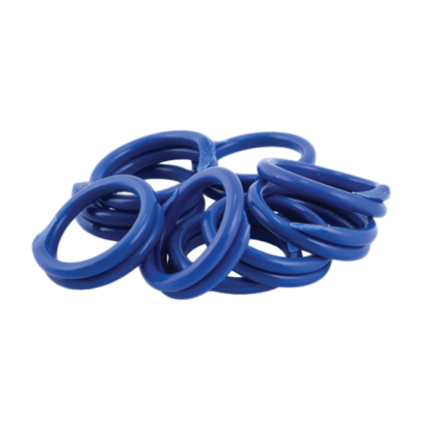 Size 9, 9/16&quot; Spiral Legband, 25 pack, Color: Dark Blue