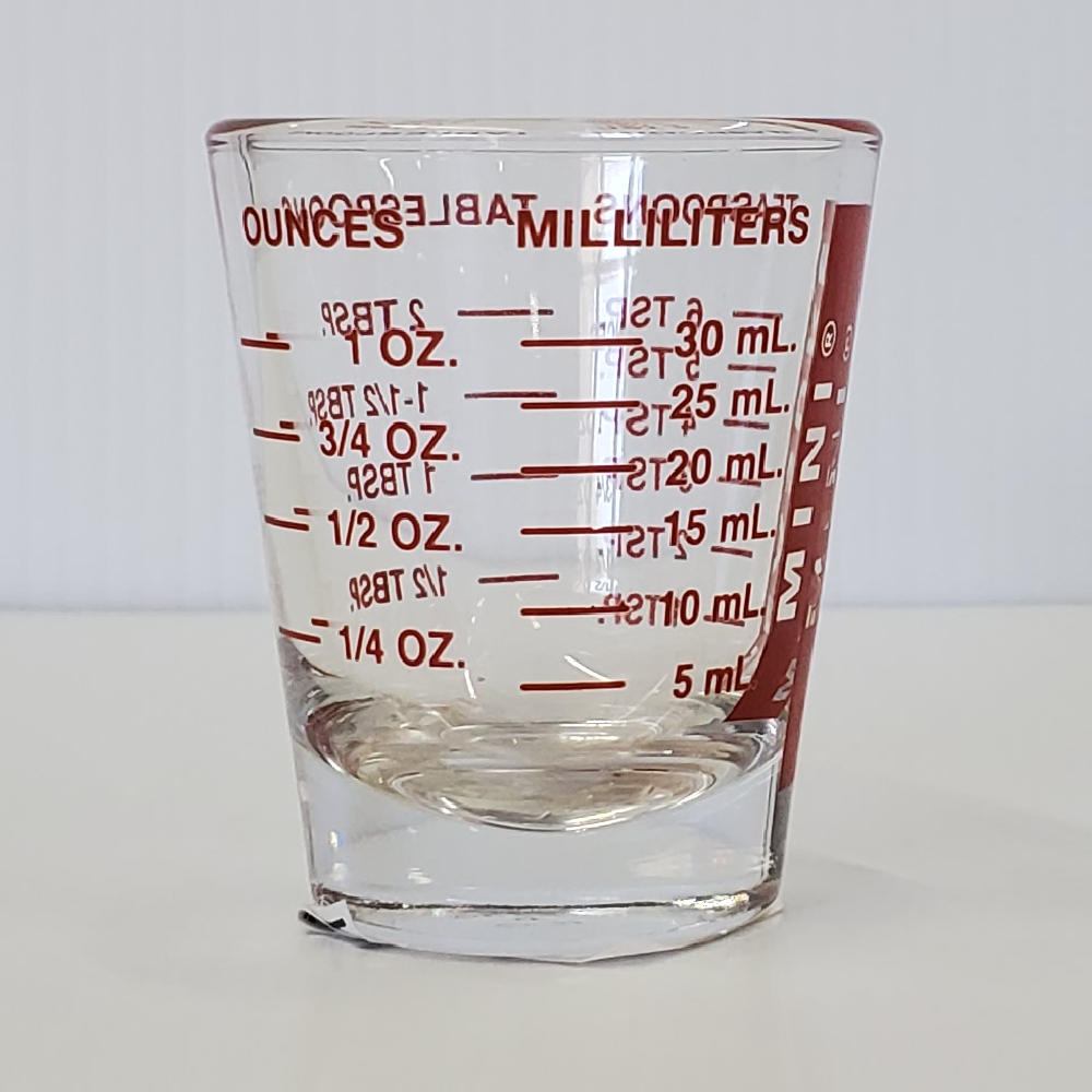 Glass Measuring Cups, Size: 1 ounce