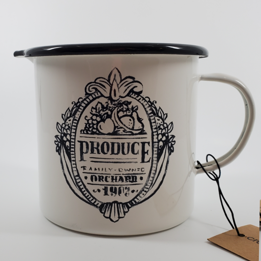 Enameled Creamer, Style: Produce