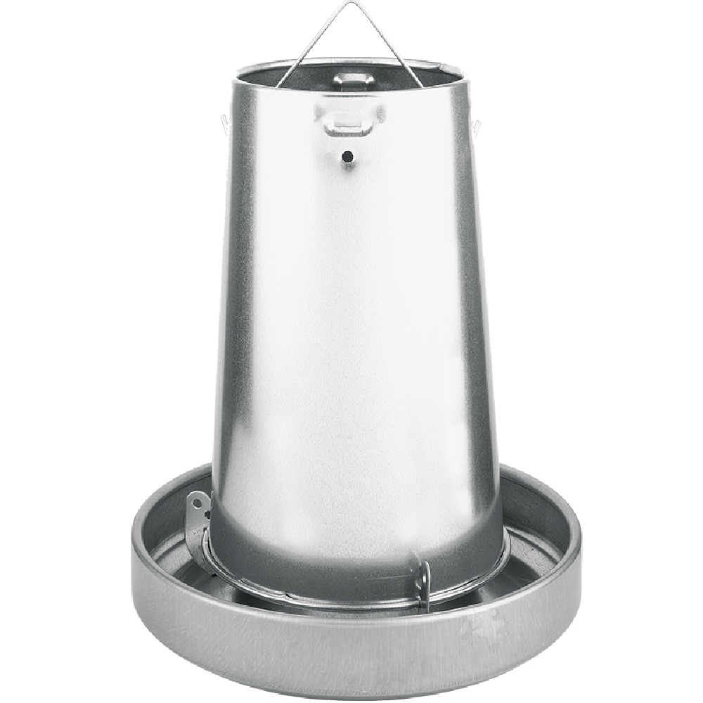 Galvanized Cone Feeder, Capacity: 22-pounds