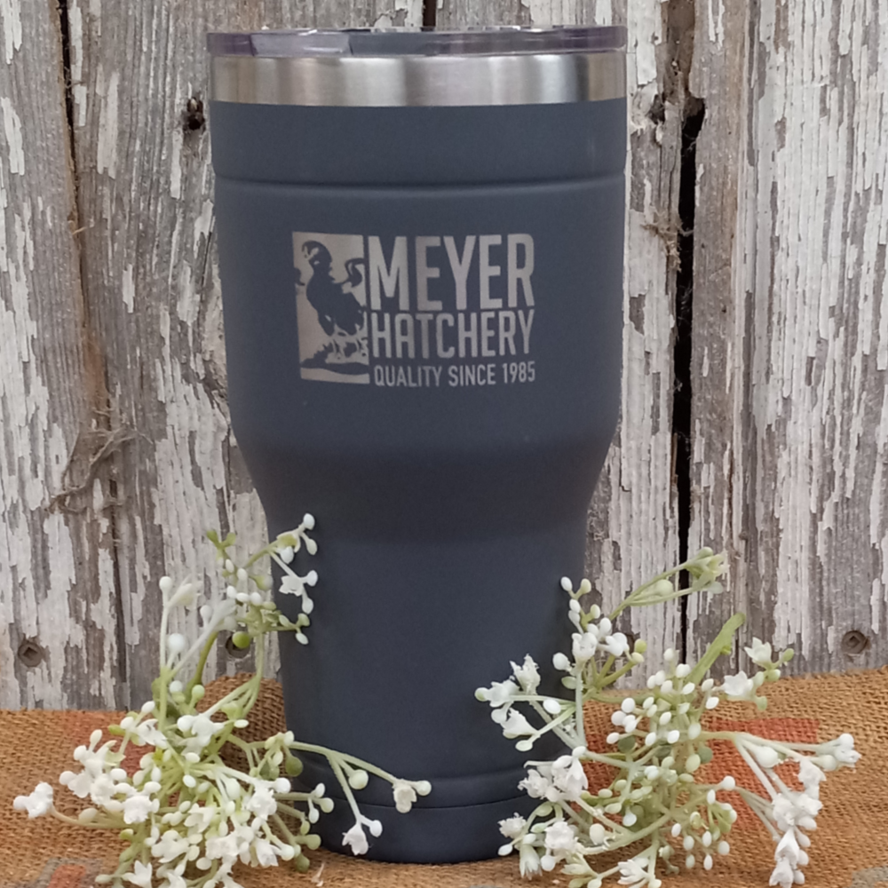 Meyer Hatchery Engraved Tumbler, Option: 30-ounce Gray