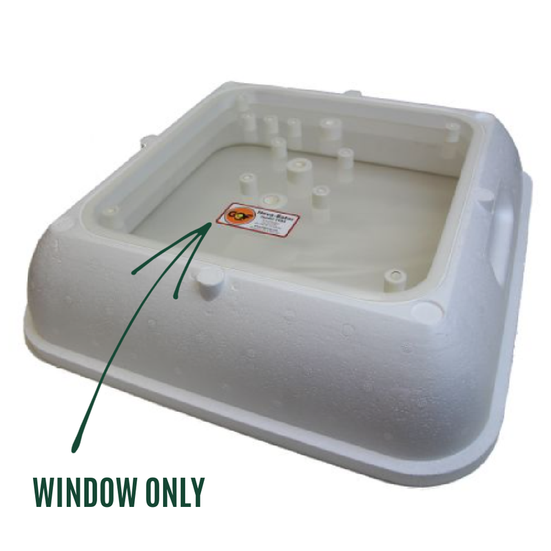 Replacement Hova-Bator Full-View Window, Special Order