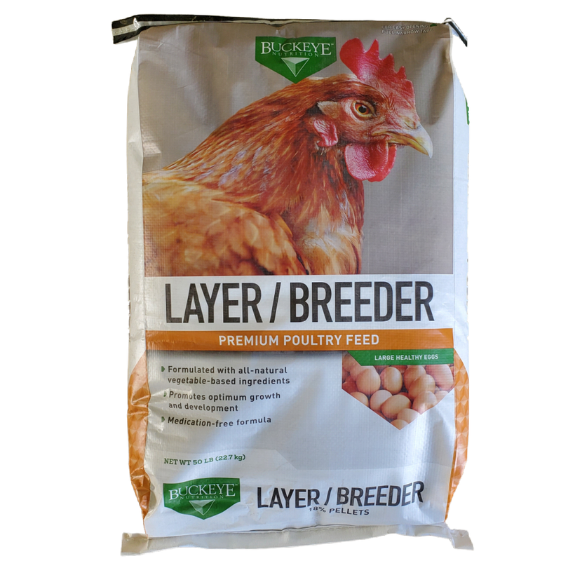 Buckeye Layer/Breeder Premium Poultry Feed