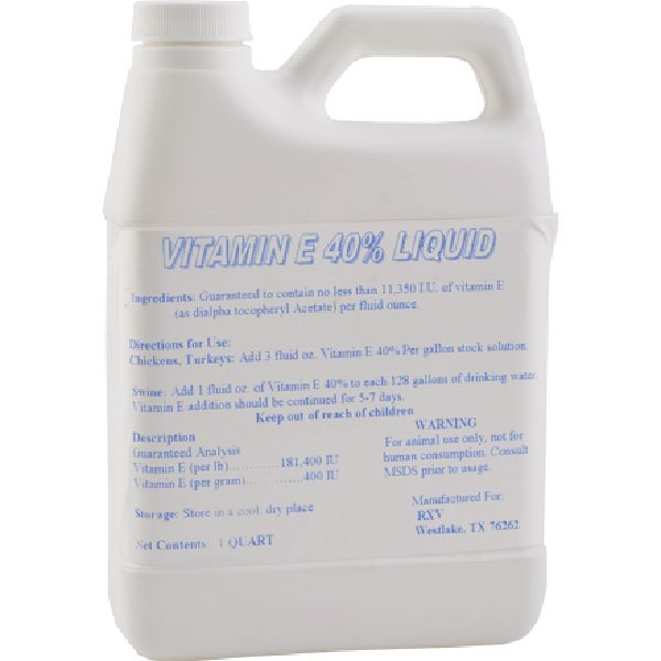 Vitamin E 40 Liquid, 1-quart