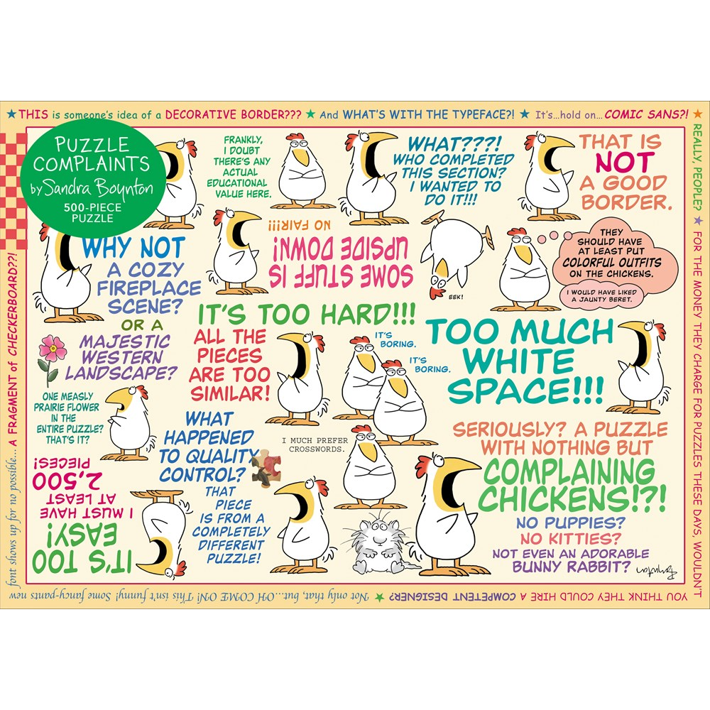Chicken Puzzle Complaints