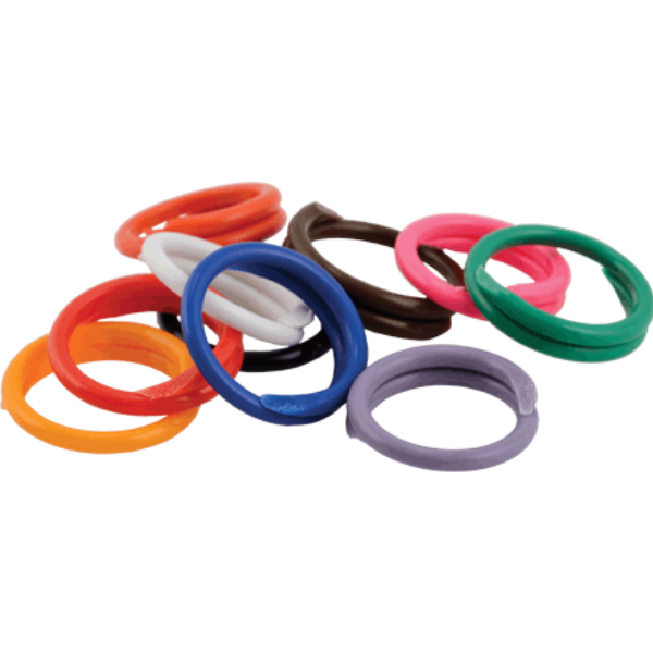 Size 4, 1/4&quot; Spiral Leg Band, 25 pack