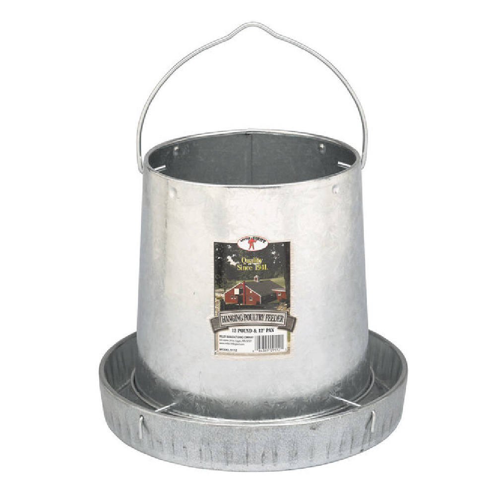 Galvanized Feeder 12-pound Capacity