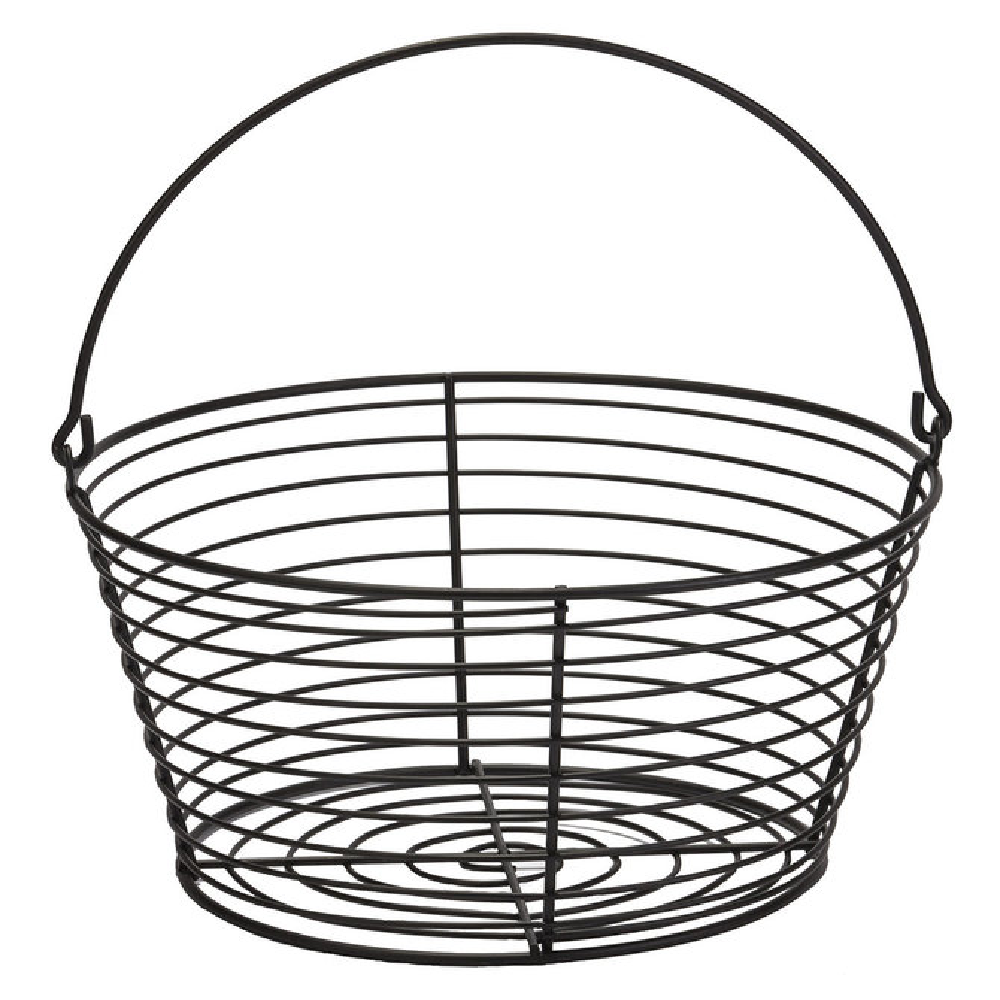 Coated Metal Egg Basket, 8 Dozen Capacity