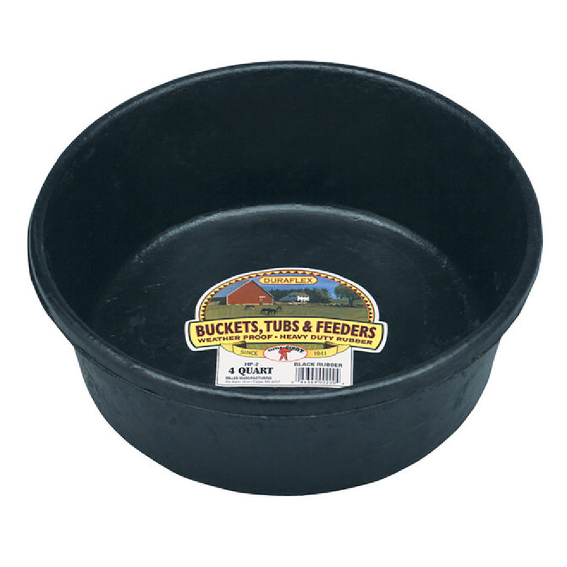 Rubber Feed Pan, 4-quart