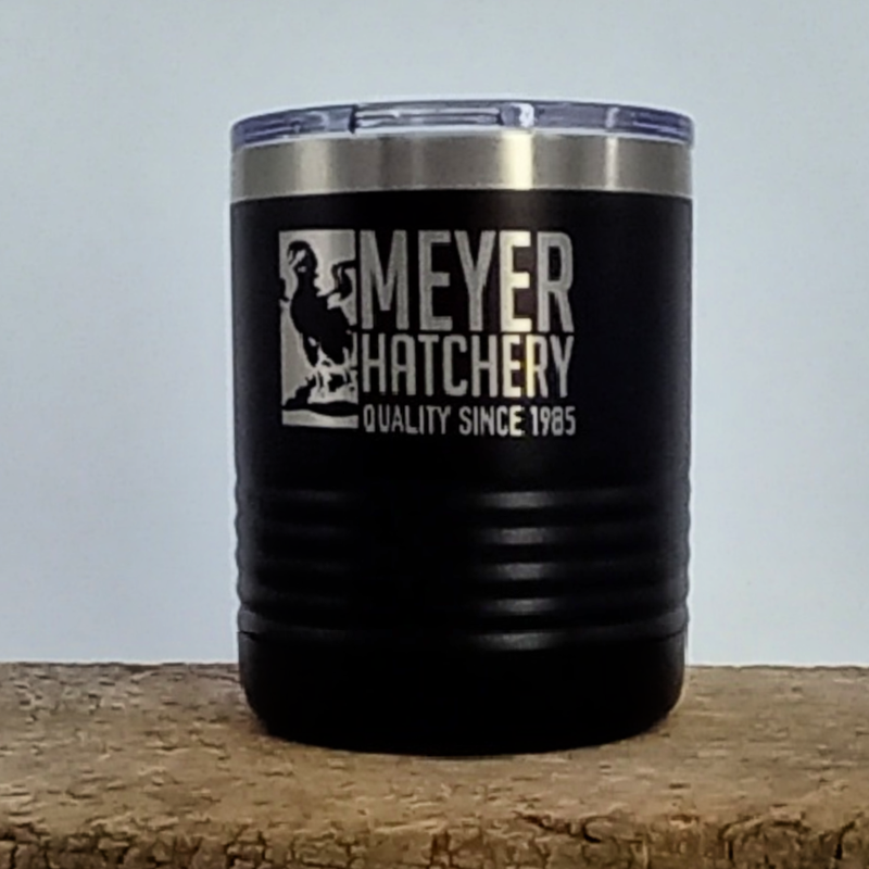 Meyer Hatchery Insulated Cup with Lid, 10-Ounce - Black