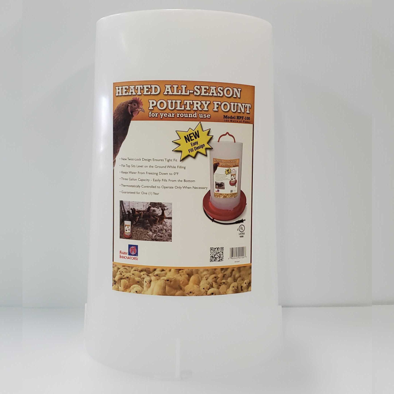 Farm Innovators Heated Poultry Replacement  Fount Top