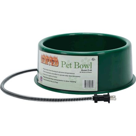 Premium Heated Round Bowl